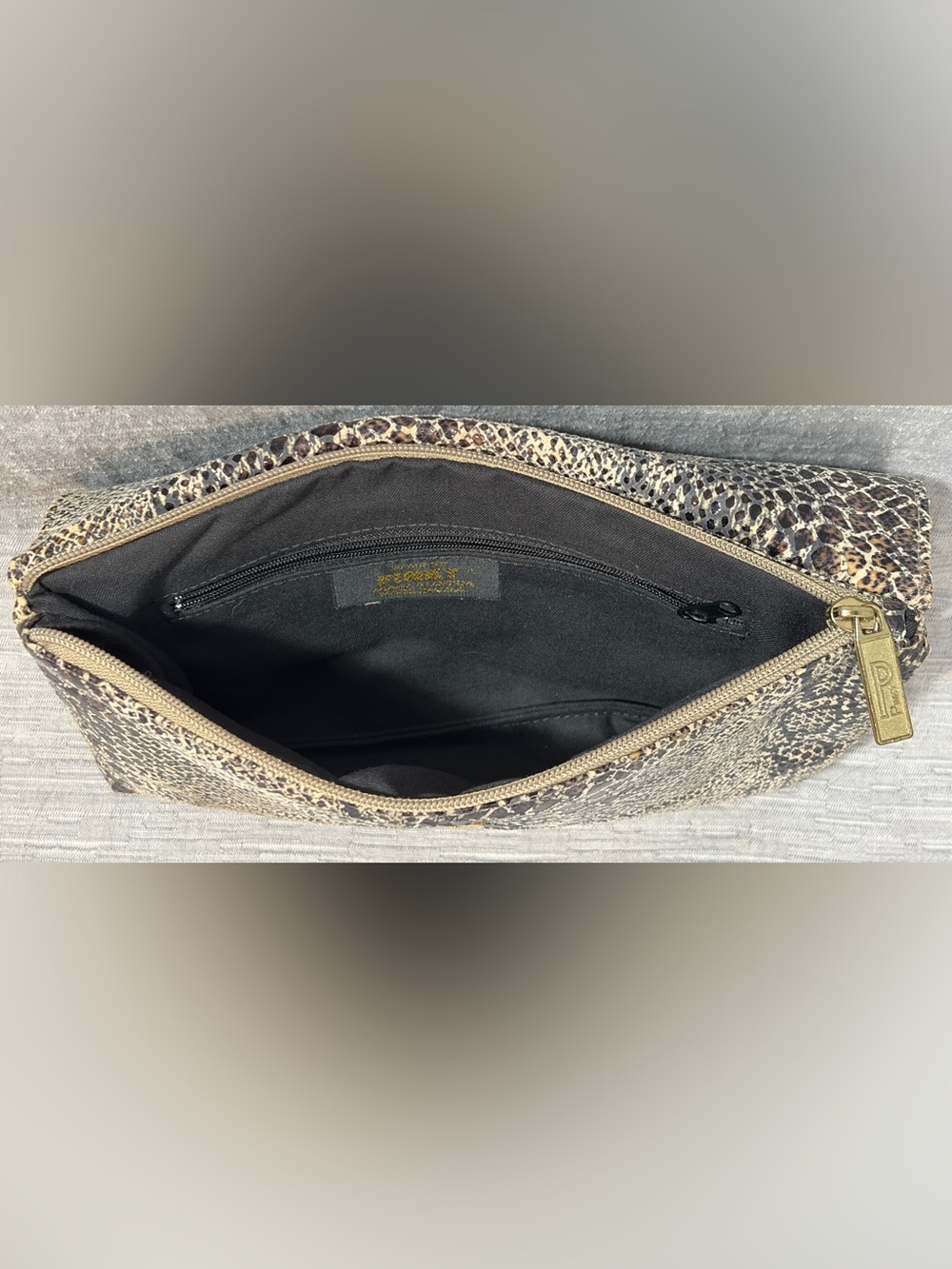 Bags by Pinky snakeskin print clutch bag - Picture 6 of 7